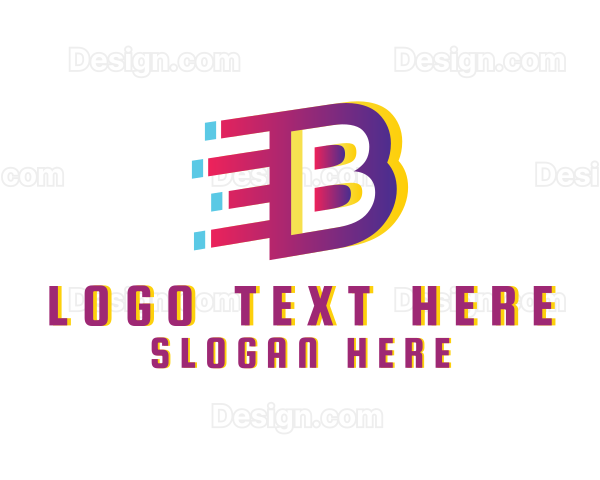 Speedy Motion Letter B Logo