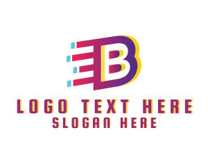 Speedy Motion Letter B logo