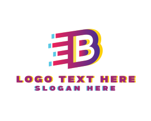 Speedy Motion Letter B logo