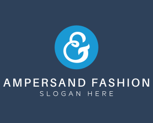 Upscale Ampersand Brand logo design