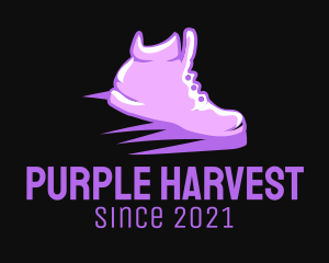 Purple Sneaker Boutique logo design