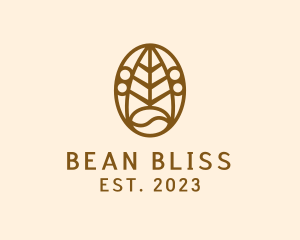 Coffee Bean Leaf logo design