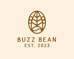 Coffee Bean Leaf logo design