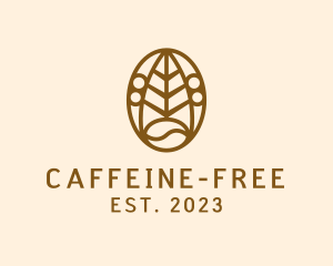 Coffee Bean Leaf logo design