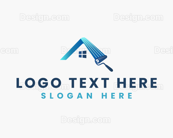 House Painter Renovation Logo