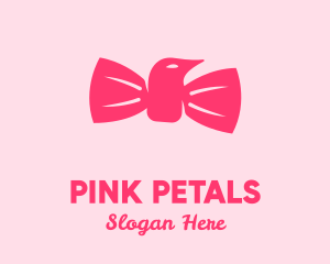 Pink Bow Tie Bird logo