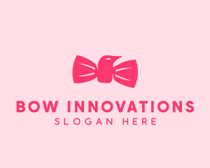 Pink Bow Tie Bird logo