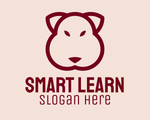 Maroon Beaver Head logo