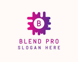 Gradient Puzzle Business  logo design