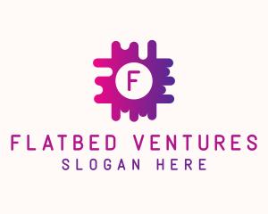 Gradient Puzzle Business  logo design