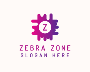 Gradient Puzzle Business  logo design