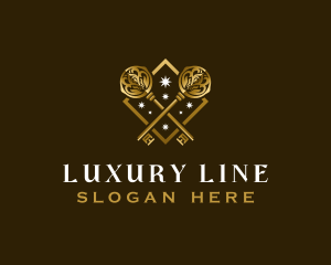 Luxury Real Estate Key logo design