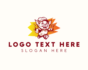 Pig Barbeque Restaurant Logo