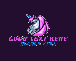 Unicorn Gamer Stallion logo