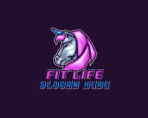 Unicorn Gamer Stallion logo