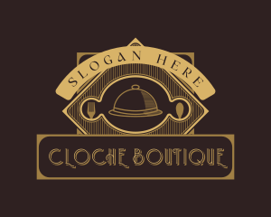 Cloche Cuisine Diner logo design