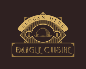 Cloche Cuisine Diner logo design