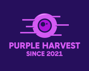 Purple Eye Surveillance logo design