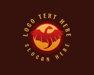 Mythical Dragon Beast Logo