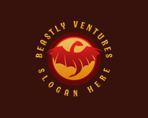 Mythical Dragon Beast logo design