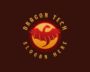 Mythical Dragon Beast logo design