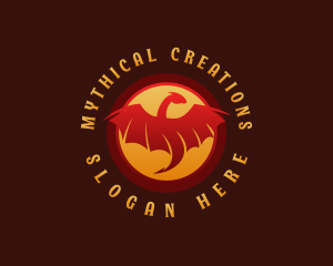 Mythical Dragon Beast logo design