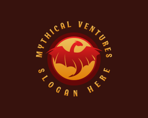 Mythical Dragon Beast logo design