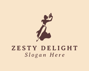 Sexy Lady Dancing  logo design