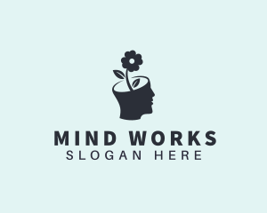 Flower Head Therapy  logo design