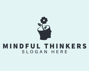 Flower Head Therapy  logo design