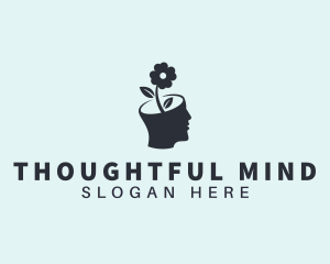 Flower Head Therapy  logo design