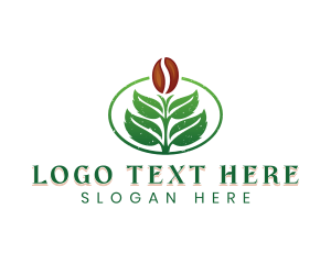 Coffee Bean Plant logo