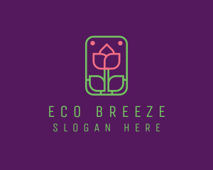 Eco Flower Spa logo design