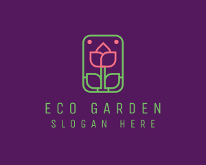 Eco Flower Spa logo design