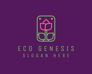 Eco Flower Spa logo design