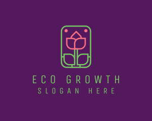 Eco Flower Spa logo design