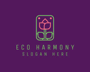 Eco Flower Spa logo design