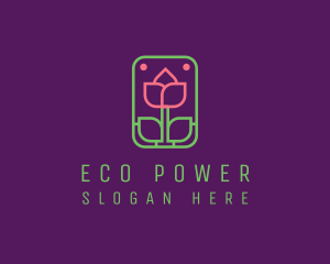 Eco Flower Spa logo design