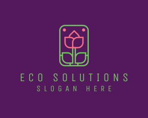 Eco Flower Spa logo design