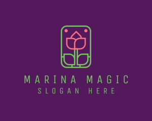 Eco Flower Spa logo design