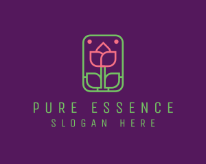 Eco Flower Spa logo design