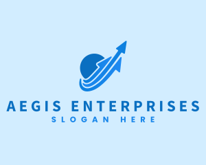 Global Arrow Enterprise logo design