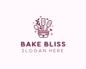 Baking Spatula Spoon  logo design