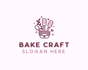 Baking Spatula Spoon  logo design