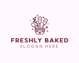 Baking Spatula Spoon  logo design