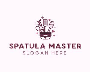 Baking Spatula Spoon  logo design