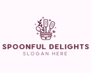 Baking Spatula Spoon  logo design