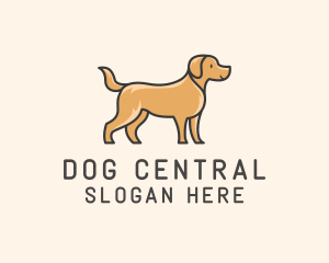 Pet Labrador Dog logo design