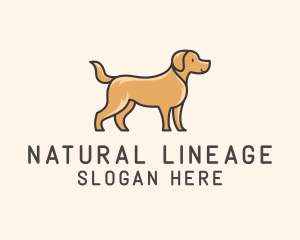 Pet Labrador Dog logo