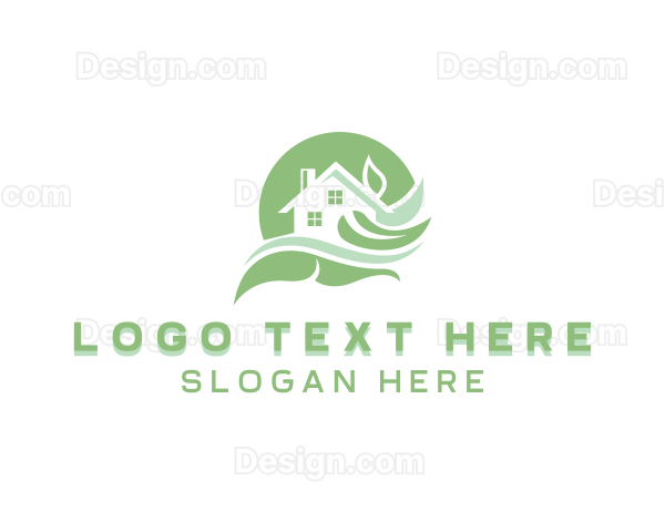 Lawn Garden Landscaping Logo